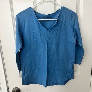 Lucky Brand Blue Top Size Medium